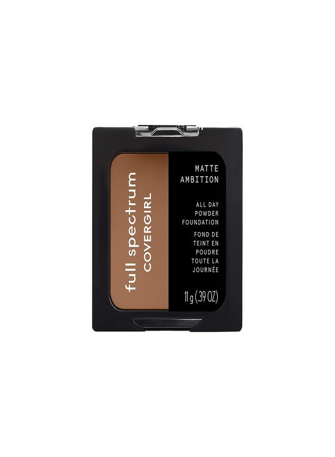 COVERGIRL Matte Ambition, All Day Powder Foundation, Tan-deep Cool, 0.38 Ounce - Image 1