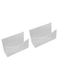 Thoraya Acrylic Mail Holder Mail Organizer Countertop Clear Letter Holder for Desk Envelope Holder Mail Sorter Stand for Office  - Image 3