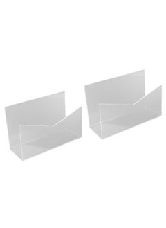 Thoraya Acrylic Mail Holder Mail Organizer Countertop Clear Letter Holder for Desk Envelope Holder Mail Sorter Stand for Office  - Image 4