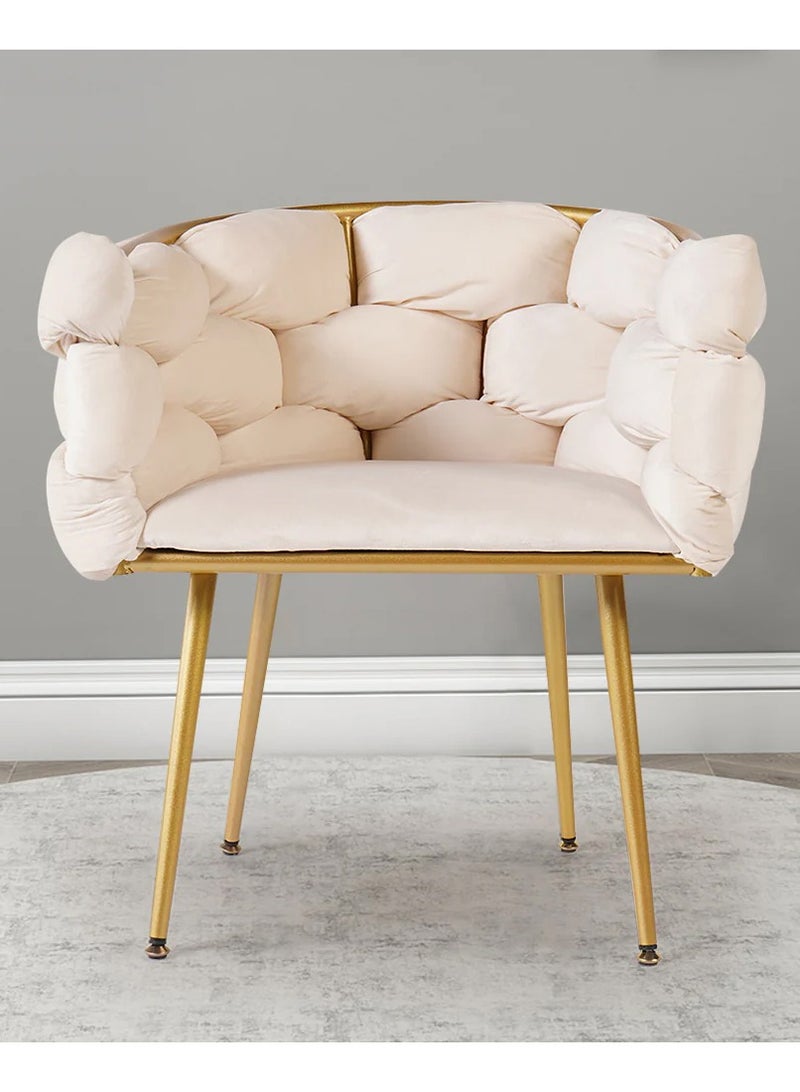 DubaiGallery Mesh office chair Chair Light Luxury Table Bedroom Cute Backrest Stool Home - Image 1