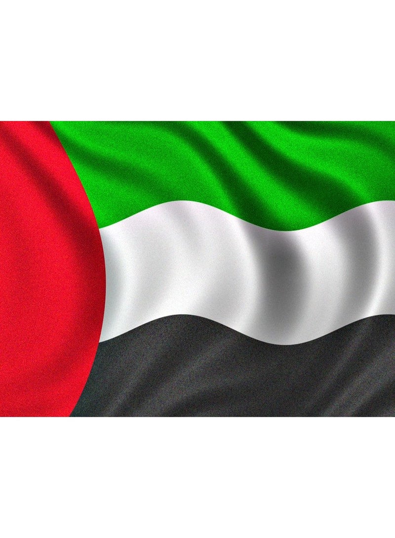 اي ار اس علم الإمارات العربية المتحدة من ARS - ساتان 210D شديد التحمل، علم الإمارات العربية المتحدة للاستخدام الخارجي/الداخلي، مقاوم للبهتان، مناسب ليوم العلم وللاستخدام المنزلي - بوليستر - متوفر بمقاسات مختلفة - Image 2