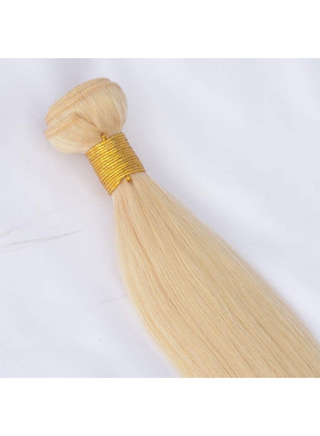 Choshim Hair 613 Blonde Hair Bundles Silky Straight 100% Human Hair Brazilian Virgin Remy Hair Weaves 1 Bundle Hair Weft(30Inches 100Grams) - Image 5