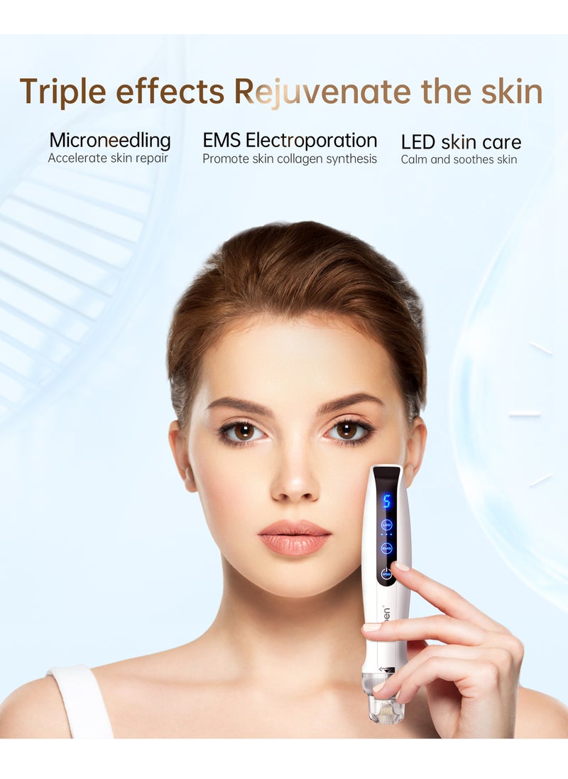 Bio - Dr.pen Bio Pen Q2 EMS Microneedling Beauty Device Derma Pen With 2pcs 25Pin needles Titanium Derma Pen Needle Cartridge For Skin Care & Hair Growth - Image 1