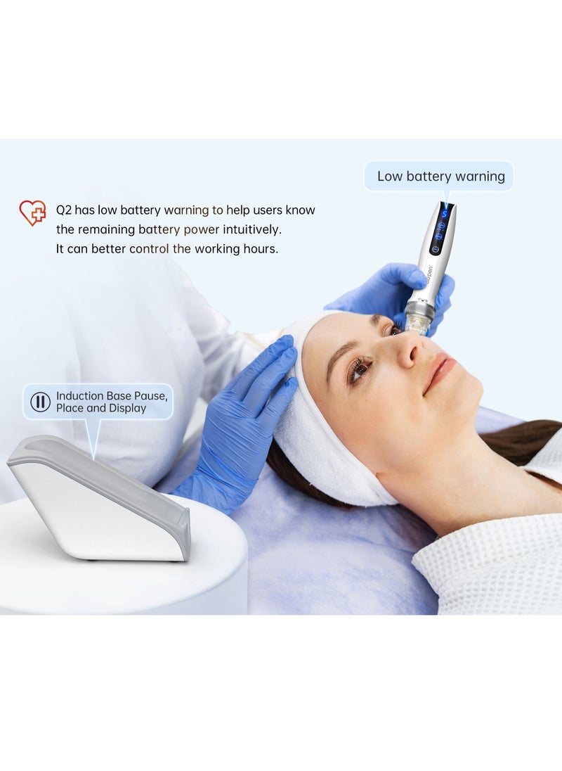 Bio - Dr.pen Bio Pen Q2 EMS Microneedling Beauty Device Derma Pen With 2pcs 25Pin needles Titanium Derma Pen Needle Cartridge For Skin Care & Hair Growth - Image 1