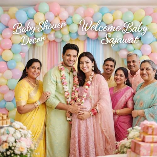 Propsicle 50 Pcs Pastel Balloons 12 Inch Multicolour Latex Set for Birthday Decoration, Baby Shower, Welcome Baby, Naming Ceremony, Kids Theme Party Arch Bunch Decor - Image 5