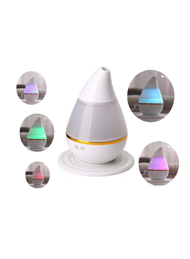 جهاز ترطيب بعلاج عطري ملون مزوّد بـ Mini USB بقدرة 15 وات أبيض/أصفر - Image 2