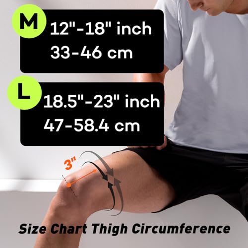 LETSHAKE Patellar Tendon Support Strap with Side Stabilizers & Patella Gel Pads, Knee Brace for Women Men Meniscus Tear, Knee Pain Relief, Arthritis Pain And Support, Double Patella Bands (Large) - Image 2