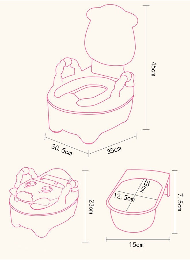 ZCM-HAPPY Baby Portable Potty Drawer Toilet Seat  - Image 2