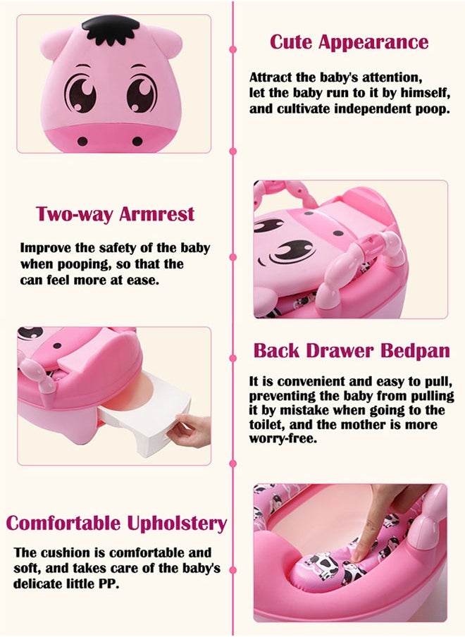 ZCM-HAPPY Baby Portable Potty Drawer Toilet Seat  - Image 5