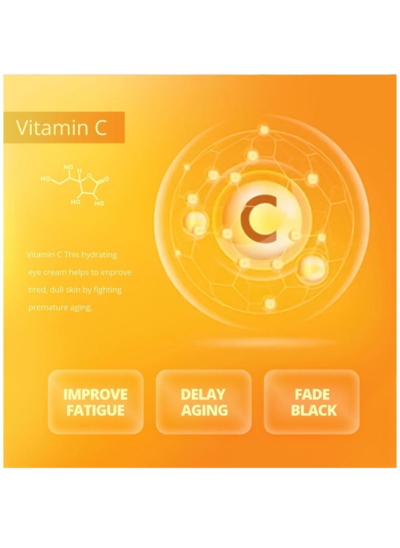 SAUVASINE - Turmeric Vitamin C Booster Eye Cream Dark Circle Remover & Puffy Eyes Bags Under Eyes Anti - Aging Eye Cream Eye Wrinkle Remover for Men & Women 15g - Image 1