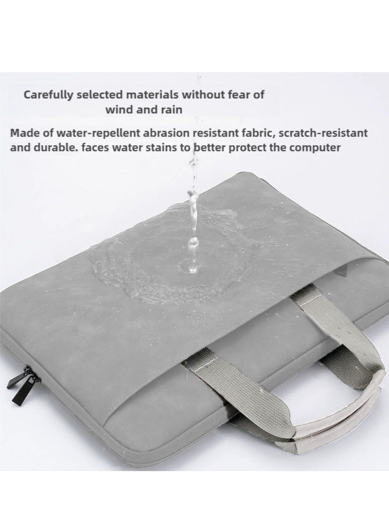 Waterproof 16 inch lightweight business laptop bag, can be divided into partitions to store MacBook Air, iPad, mouse and data cables, etc. - Image 2
