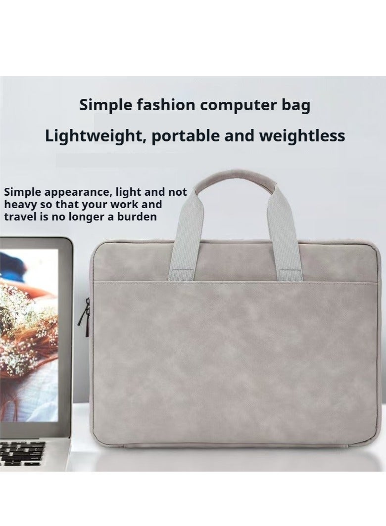 Waterproof 16 inch lightweight business laptop bag, can be divided into partitions to store MacBook Air, iPad, mouse and data cables, etc. - Image 5