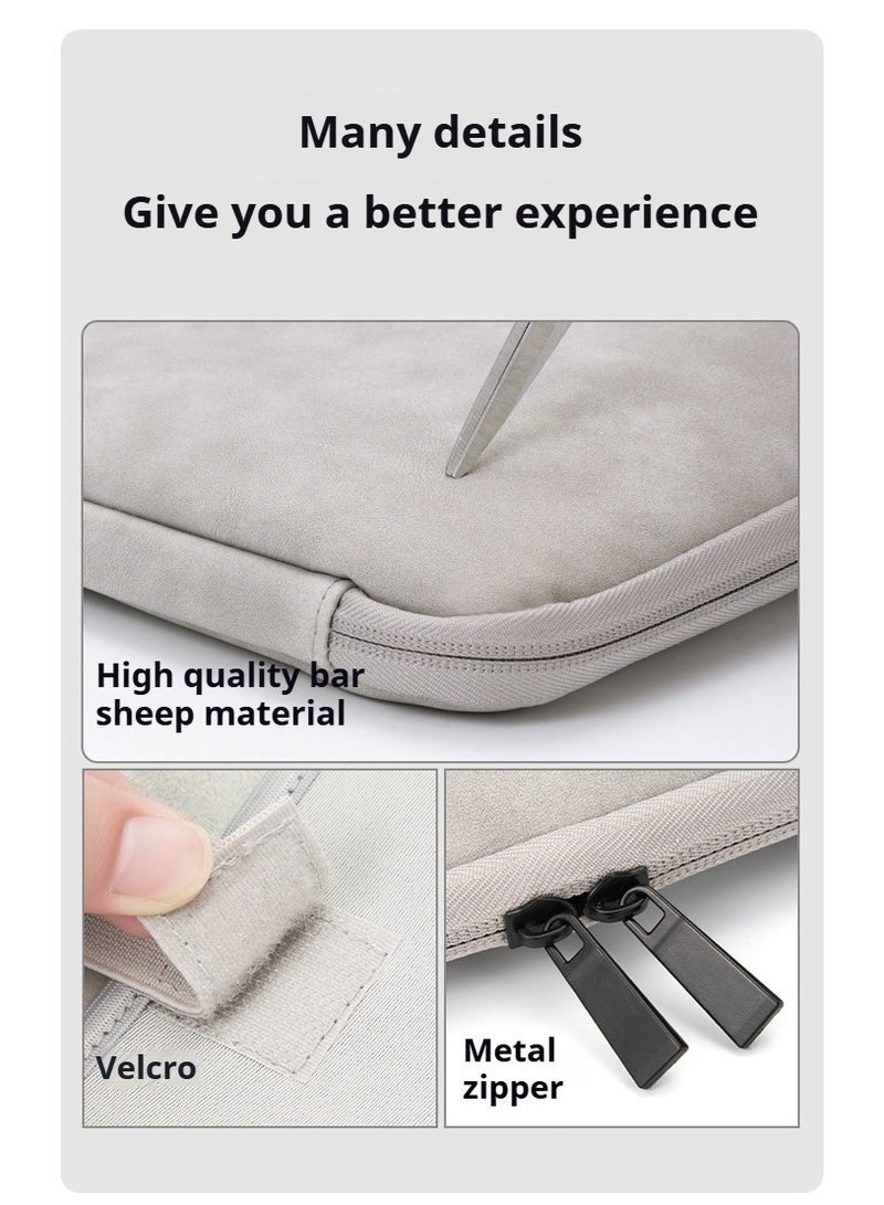 Waterproof 16 inch lightweight business laptop bag, can be divided into partitions to store MacBook Air, iPad, mouse and data cables, etc. - Image 4