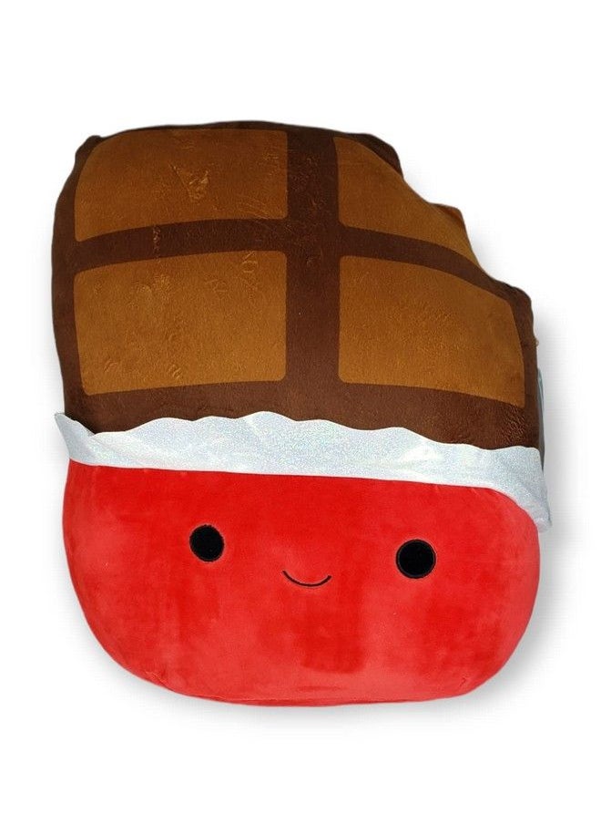 SQUISHMALLOW Kellytoy 8 Inch (20Cm) Paulton The Chocolate Bar Super Soft Plush Stuffed Toy Animal Pillow Pal Buddy Birthday Valentines Gift  - Image 2