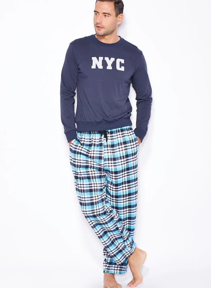 Lounge District NYC Print Pyjama Set