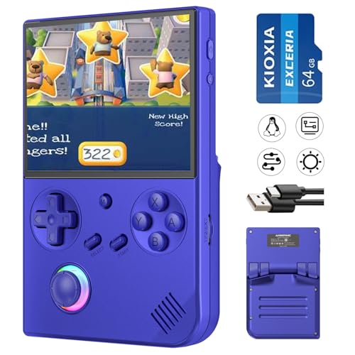 Aivuidbs RG40XX V Handheld Game Console RG 40XXV 40 IPS Screen with 64G TF Card PreInstalled 5223 Games Supports 5G WiFi 42 Bluetooth Online FightingStreaming and HDMI Retro Emulator RG40XX - Image 1