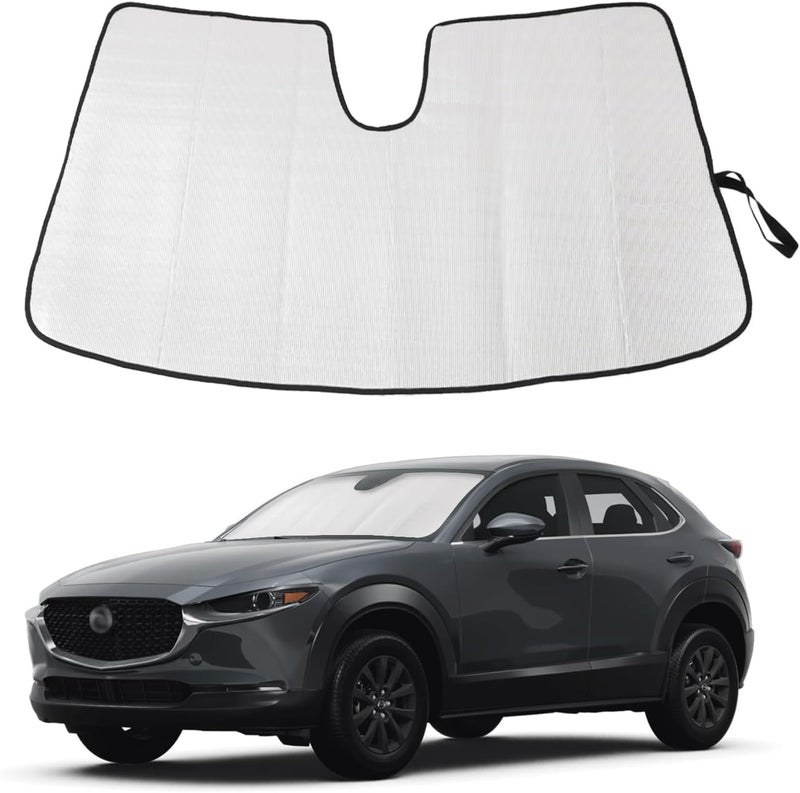 Qiosreui غطاء زجاج أمامي واقي من الشمس Qiosreui لسيارة مازدا CX-30 (2020-2024) - Image 1