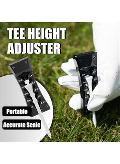 Generic Genuine Carbon Fiber Golf Tee Height Adjuster with Divot Repair Tool and Holder - Lightweight and Portable for Pocket Carry.  - Image 5