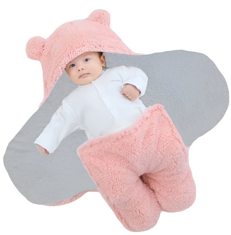 BRANDONN Baby Blanket Newborn Gift Pack of Swaddle Wrapper, 0-9 Months, Length 68 cm x Width 68 cm - Image 3