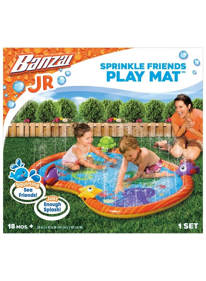 Banzai سجادة لعب مائية من Banzai Sprinkle Friends مقاس 58 بوصة - Image 3