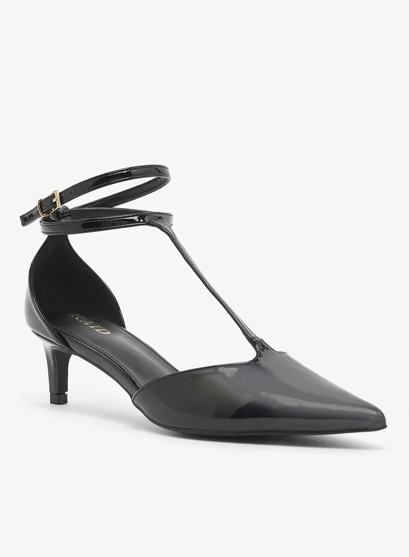 RAID Strap Detail Kitten Heel Pumps