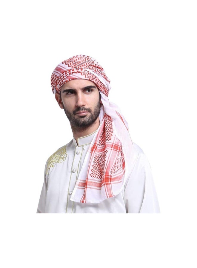 دريمزون شماغ رجالي عربي، حجاب رأس، غطاء رأس إسلامي، دبي، غطاء رأس كاجوال، وشاح، لفافة رقبة، غطاء رأس، عمامة - Image 2