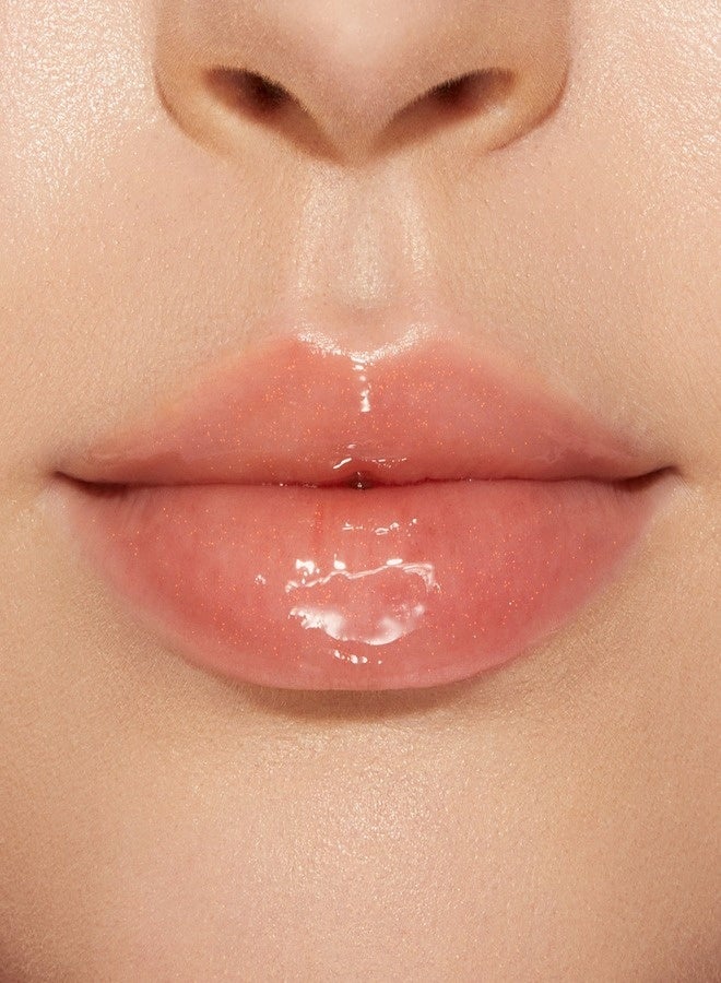 Too FacedCosmetics Too Faced Kissing Jelly Non-Sticky Lip Oil Gloss – Peach Rings - Shimmering Peachy-Orange 4.50ml| Hydrating, High-Shine, Cushiony Lip Oil Gloss - Image 3