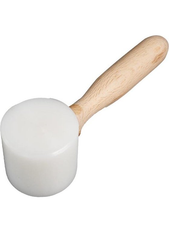 Artist Wooden Handle Plastic Mallet Leather Hand Tool Hammer  - Image 5