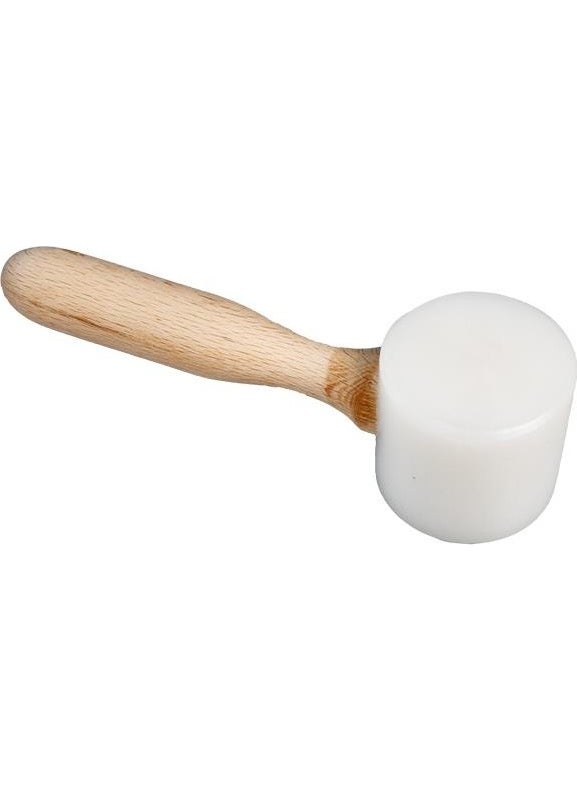 Artist Wooden Handle Plastic Mallet Leather Hand Tool Hammer  - Image 4