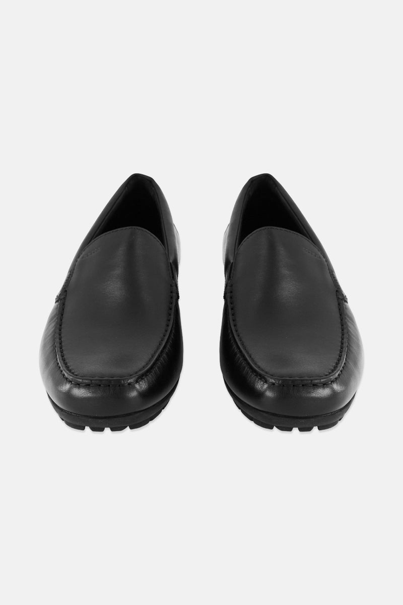 GEOX Men Moner W 2 Fit Slip On Loafers, Black  - Image 2