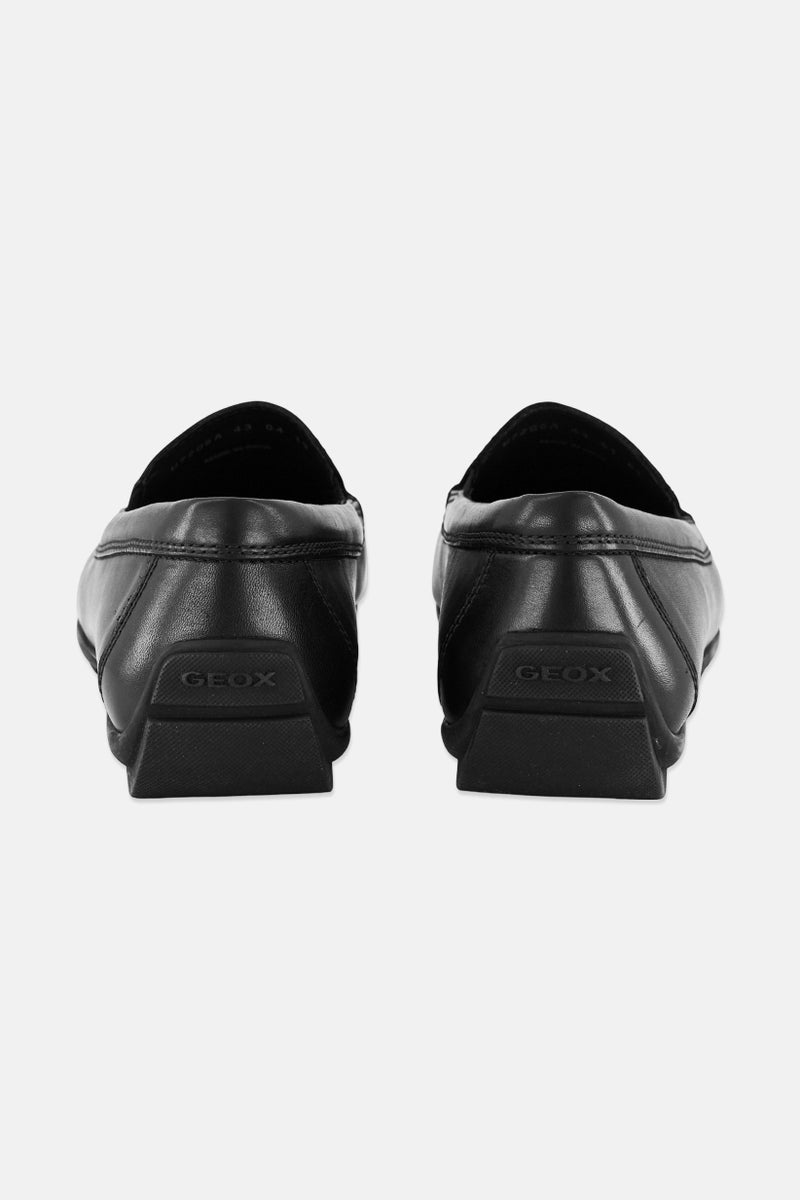 GEOX Men Moner W 2 Fit Slip On Loafers, Black  - Image 4