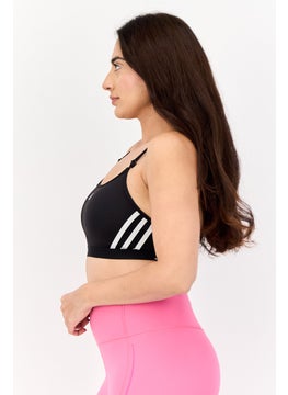 Adidas Women Sportswear Fit Training Sports Bra, Black  - Image 4