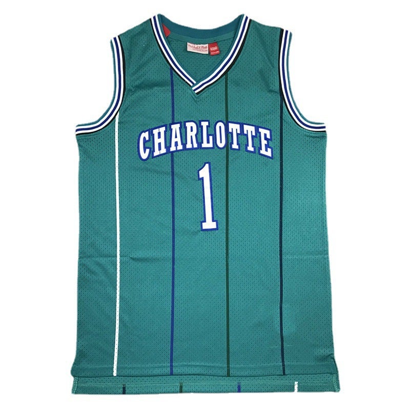 Spot New Season Hornets No. 2 1 # 33 Lamelo Ball Embroidered Basketball Jersey Vest - Image 2