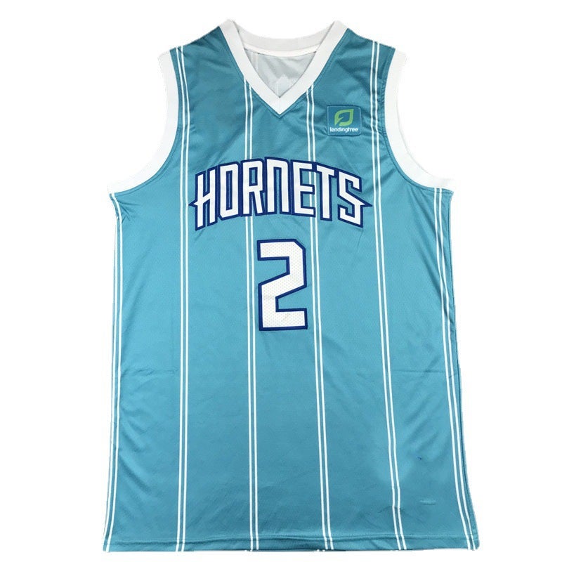 Spot New Season Hornets No. 2 1 # 33 Lamelo Ball Embroidered Basketball Jersey Vest - Image 4