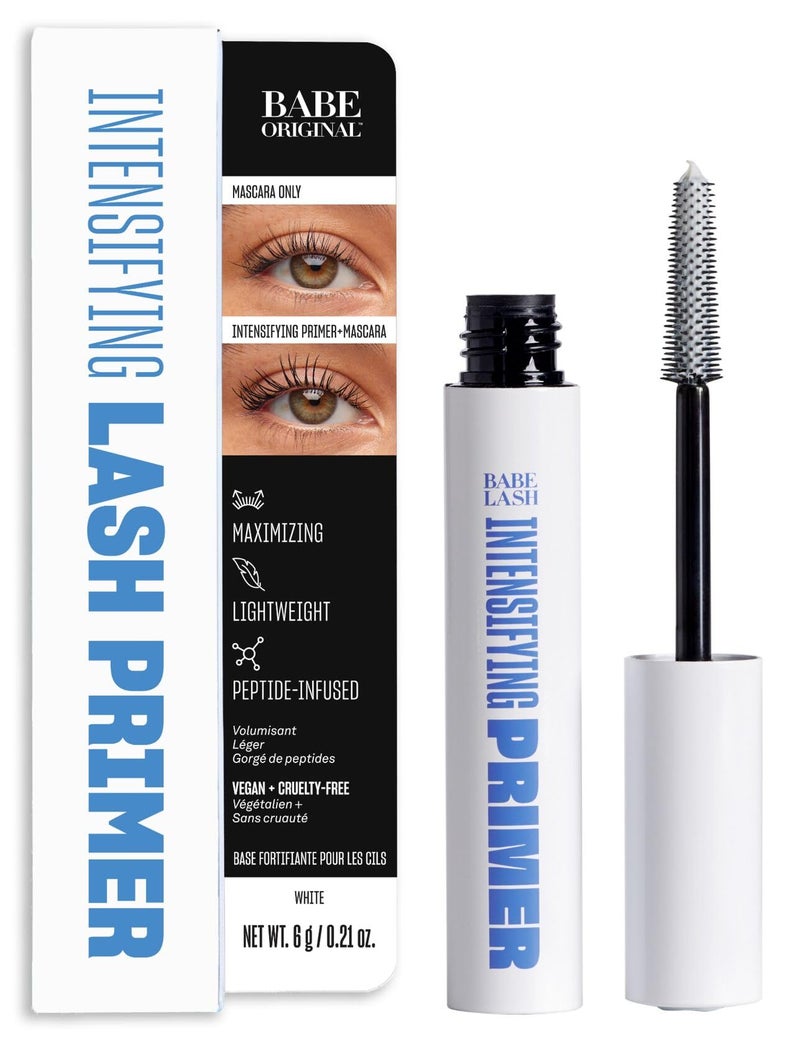 Babe Original Intensifying Lash & Mascara Primer and Lash Mask with Peptides, Shea Butter & Castor Seed Oil Condition & Nourish, Boost Mascara Length, Definition, Volume, Cruelty-Free & Vegan - Image 1