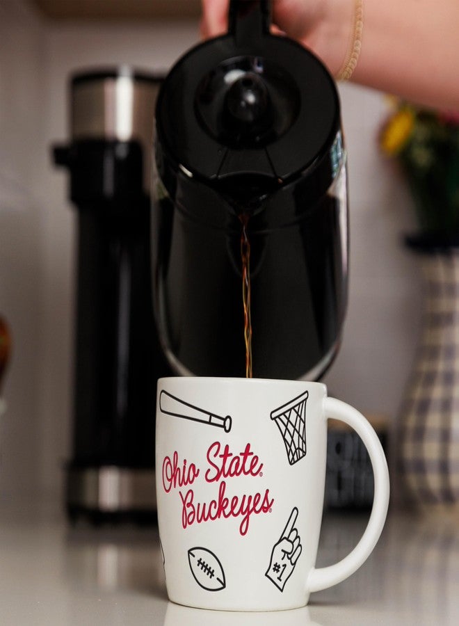 Logo Brands Ohio State 18oz Multi-Sport Playmaker Mug - Image 2