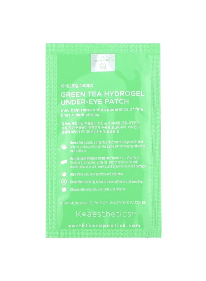 Earth Therapeutics, Green Tea Hydrogel Under-Eye Patch, 5 Pairs - Image 3