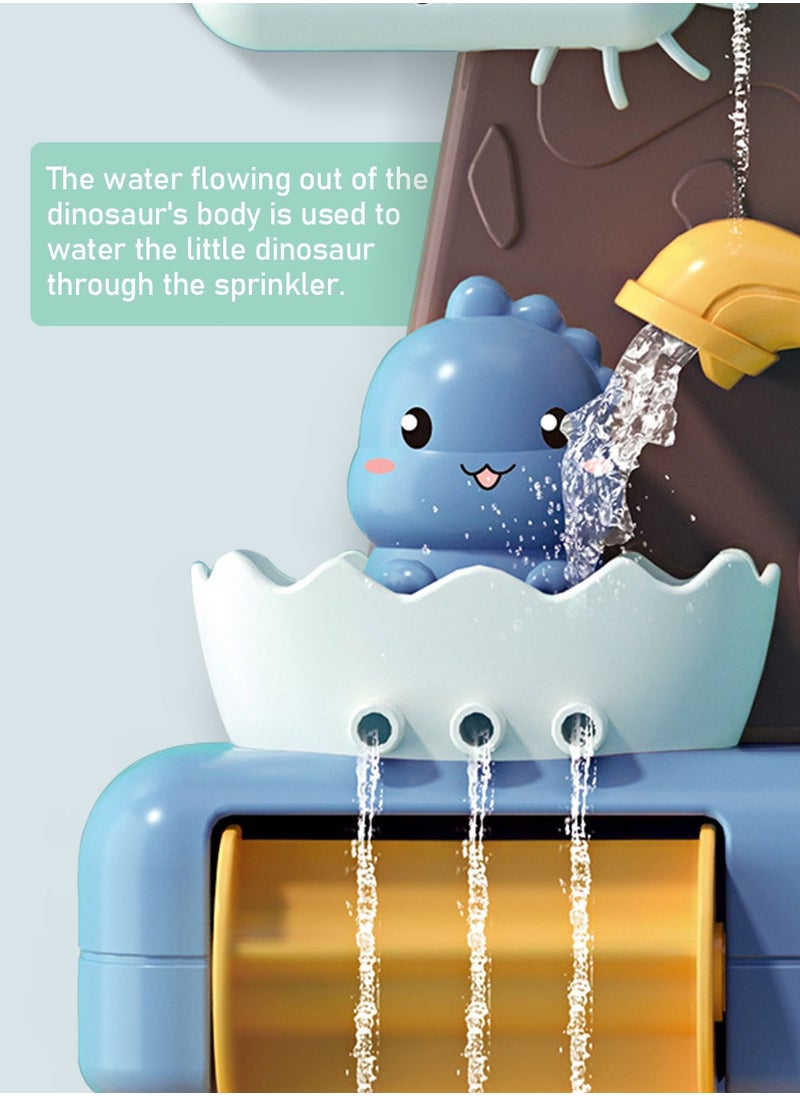 Hower - Dinosaur Baby Bath Toy for Toddlers Gift (2-5Years Kids)-Watering Shower Toy, Fun Spinning Gear for Toddler or Baby Bath Time Sensory Development &Cognitive-Bath Tub Toys - Image 1