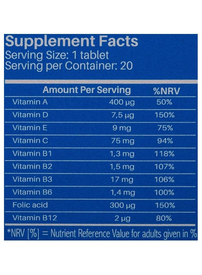 SUNSHINE NUTRITION Multivitamin Effervescent Orange Lemon, 20 Tablets  - Image 3