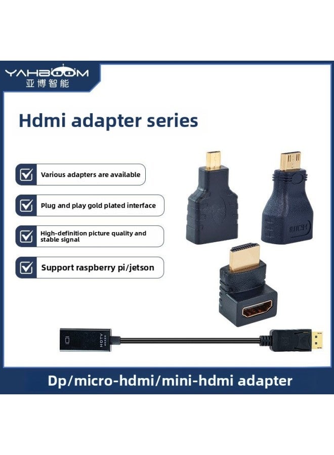 Dp To HDMI Adapter Cable Micro HDMI Converter Display Jetson-Color:Dp To Hdmi Adapter Cable - Image 2