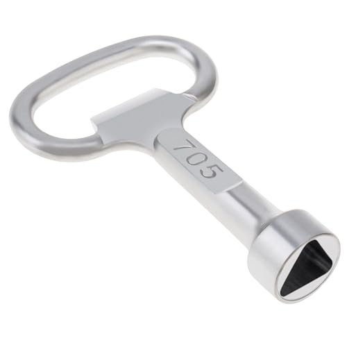OriGlam Multi-Functional Utility Tool, Triangle Cabinet Spanner Socket Keys for Radiators, Gas & Electric - Image 1