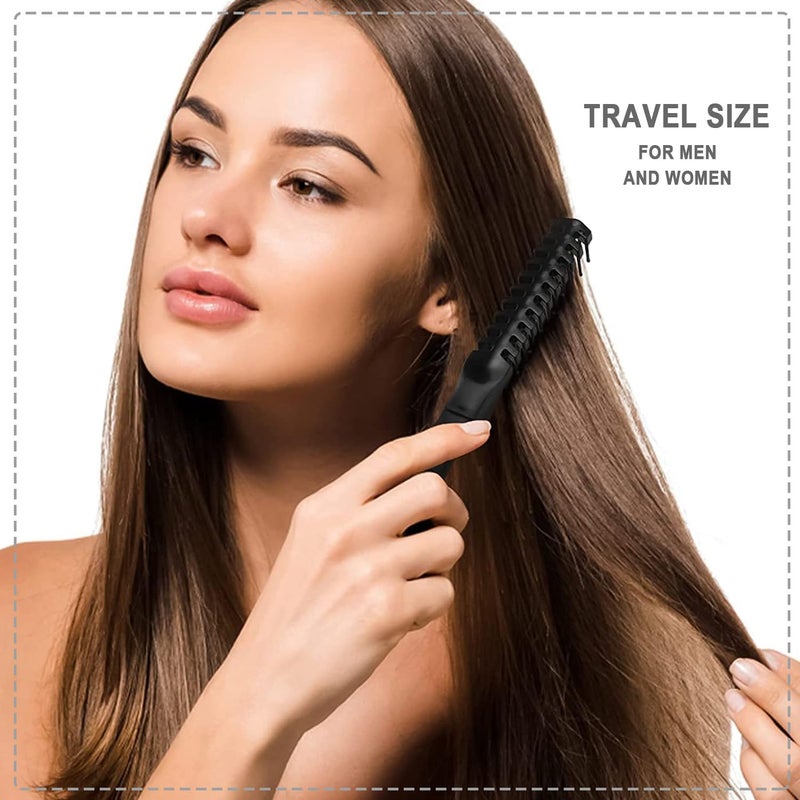 HQSLsund Foldable Combs in Bulk Individually Wrapped, Travel Pocket Hair Comb, Folding Hair Brush Double Headed, Brush Comb Styling Tool for Men Women Combs, Black (One Size, 20, Count) - Image 4