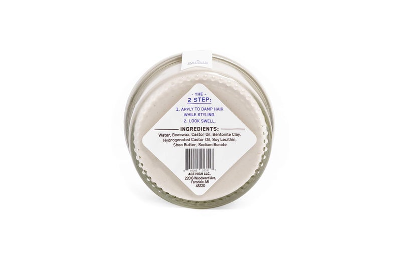 ace high Unscented Hair Clay, Strong Hold, Satin to Matte Finish, Adds Texture and Thickness, 4oz - Image 3