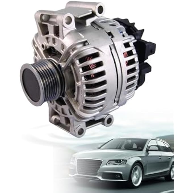 CWDA 06H903016L New Alternator 140Amp Compatible With Audi A4 A4 Quattro 2009-2012, A5 2010-2013, A5 Quattro 2010-2012, S4 10, Q5 2011-2012, 2.0L 3.0L 106H-903-016 06H-903-016LX - Image 1