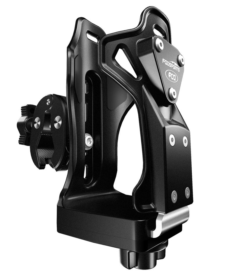 FODSPORTS Motorcycle ATV Cup Holder Upgraded Motorcycle Drink Holder with 05157 Metal Clamp Universal Water Bottle Holder for Bike Scooter Boat Stroller Golf Push Cart Wheelchair Tractor