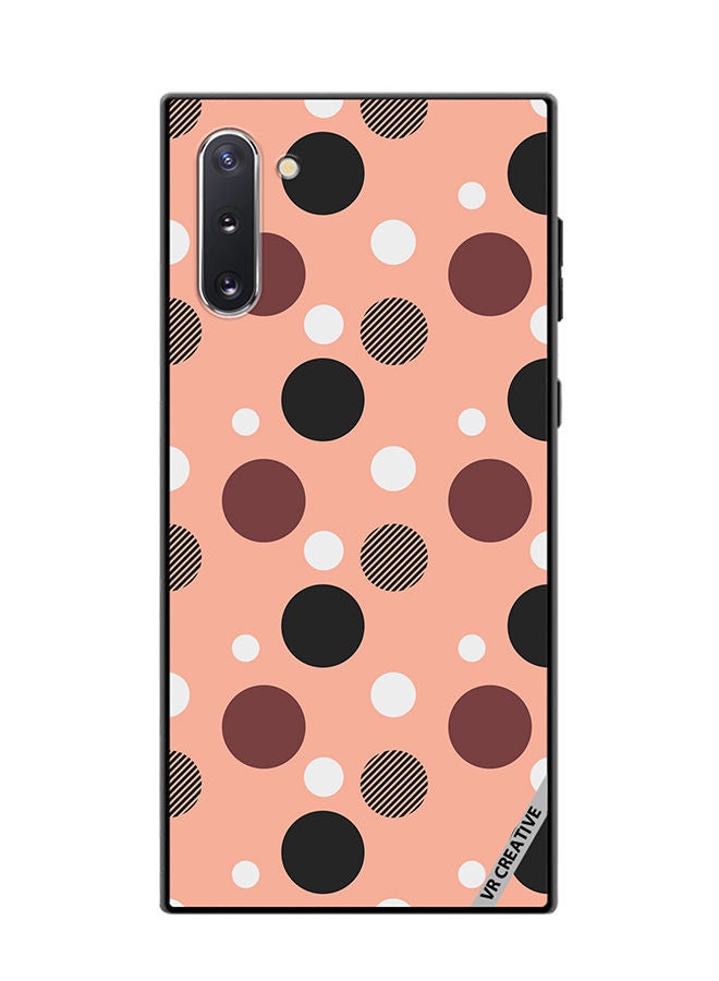 VR CREATIVE Protective Case Cover For Samsung Galaxy Note10 5G A Seamless Dotted Pattern Design Multicolour - Image 1