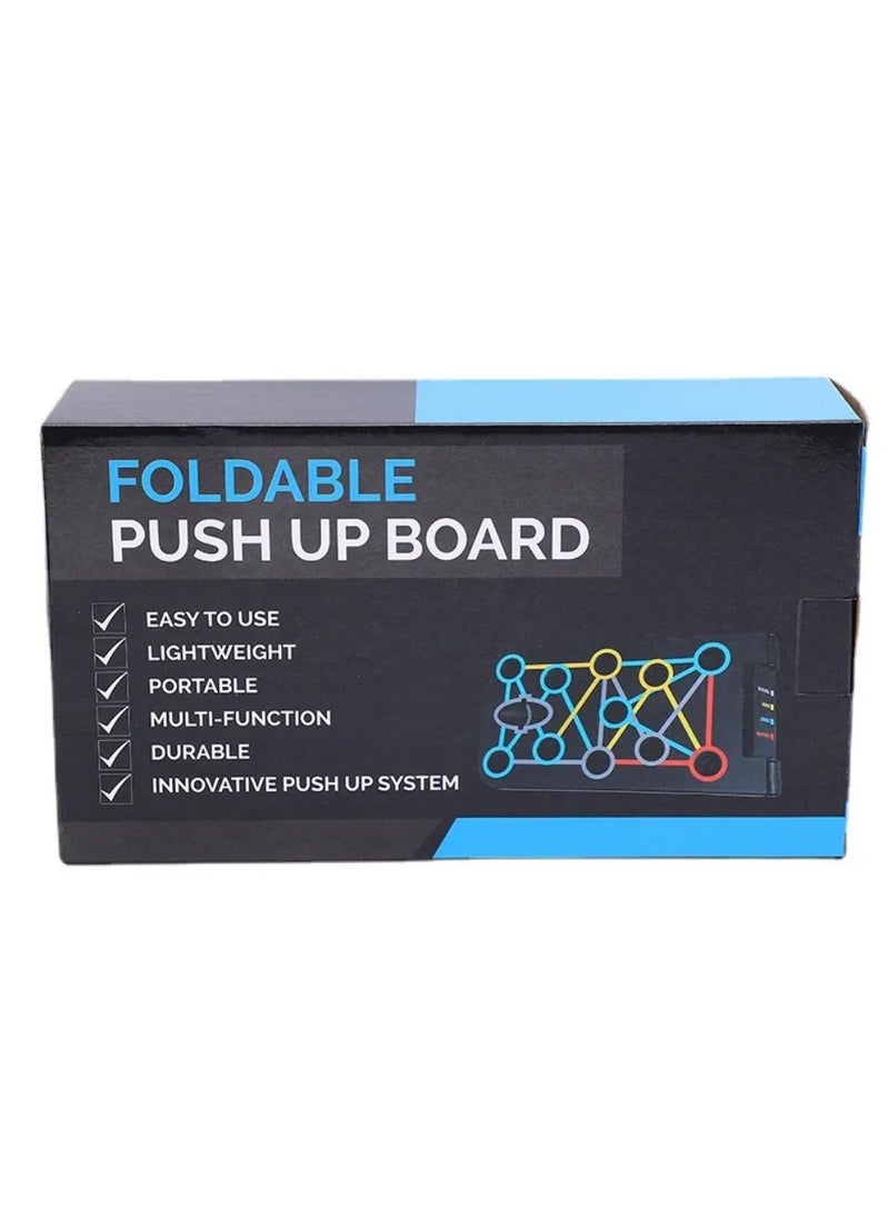 Generic Push Up Board 9 in 1 Home Workout Equipment Multi-Functional Push up Bar System Fitness Floor Chest Muscle Exercise Professional Equipment Burn Fat Strength Training Arm 24.8 inch Push Up Board  - Image 5