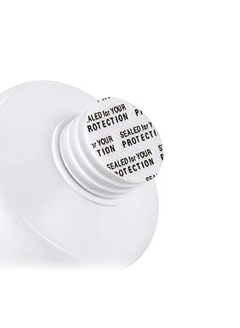 Pressure Sensitive Seals,Cap Liners, Bottle Seal,Foam Safety Tamper Resistant Sealing Waterproof Gasket for Cosmetic Plastic Glass Bottle Flask Jar Lid Case Canning Vials(Diameter 24mm/100 Pieces)  - Image 5