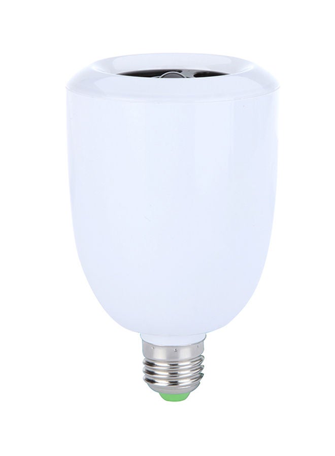 NIBEMINENT Wireless LED Lamp Bluetooth Audio Speaker White - Image 1