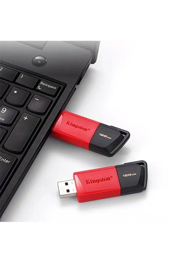 Kingston Grey DataTraveler®Exodia™M 128GB USB 3.2 High-Speed Flash Drive, One-Touch Sliding Cover Design, Eliminates Lost Caps, Suitable for Office and Entertainment Use - Image 5